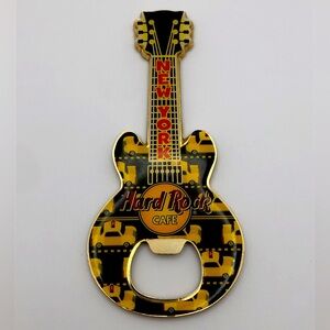 New York City Hard Rock Café Magnet Bottle Opener – Collectible Multi-Use Magnet
